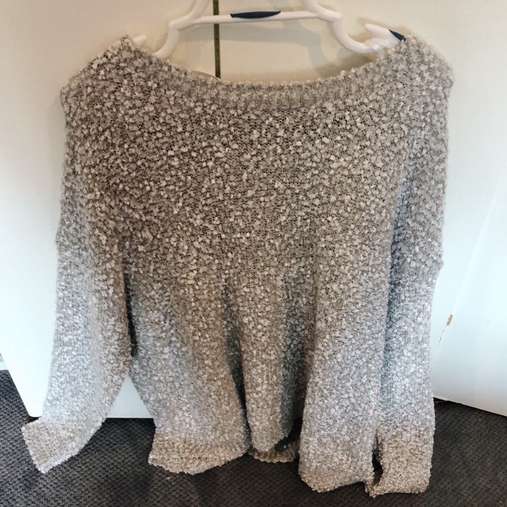 Inspire (New Look) Metallic Fuzzy Sweater